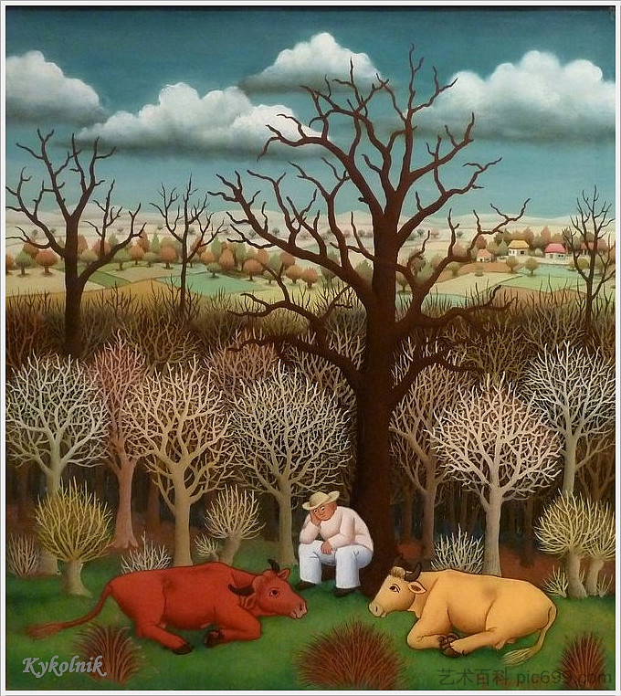 看守两头牛 Watching over two cows (1970),伊万·盖奈拉尔利克