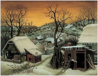 冬季景观 Winter Landscape (1944)，伊万·盖奈拉尔利克