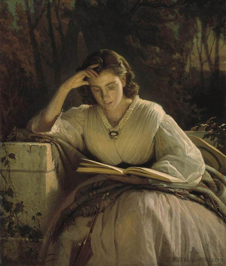 读数 Reading (1863),伊万·克拉姆斯科伊