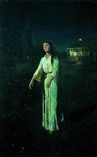 梦游 Somnambulant (1871)，伊万·克拉姆斯科伊