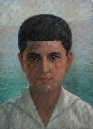 艺术家儿子的肖像 Portrait of the artist’s son，伊万·姆尔克维卡