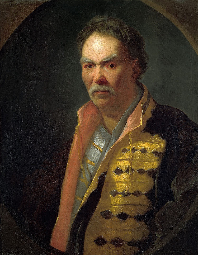 马洛罗西安酋长（可能是帕夫洛·波卢博托克） A Malorossian Hetman (Probably Pavlo Polubotok) (1720; Russian Federation  )，伊凡·尼基丁