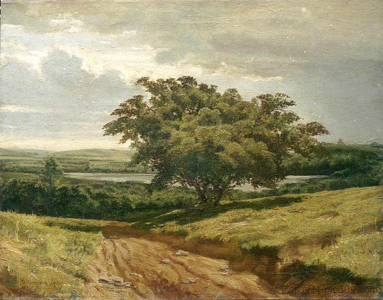 一条路 A road (1874),伊万·希什金
