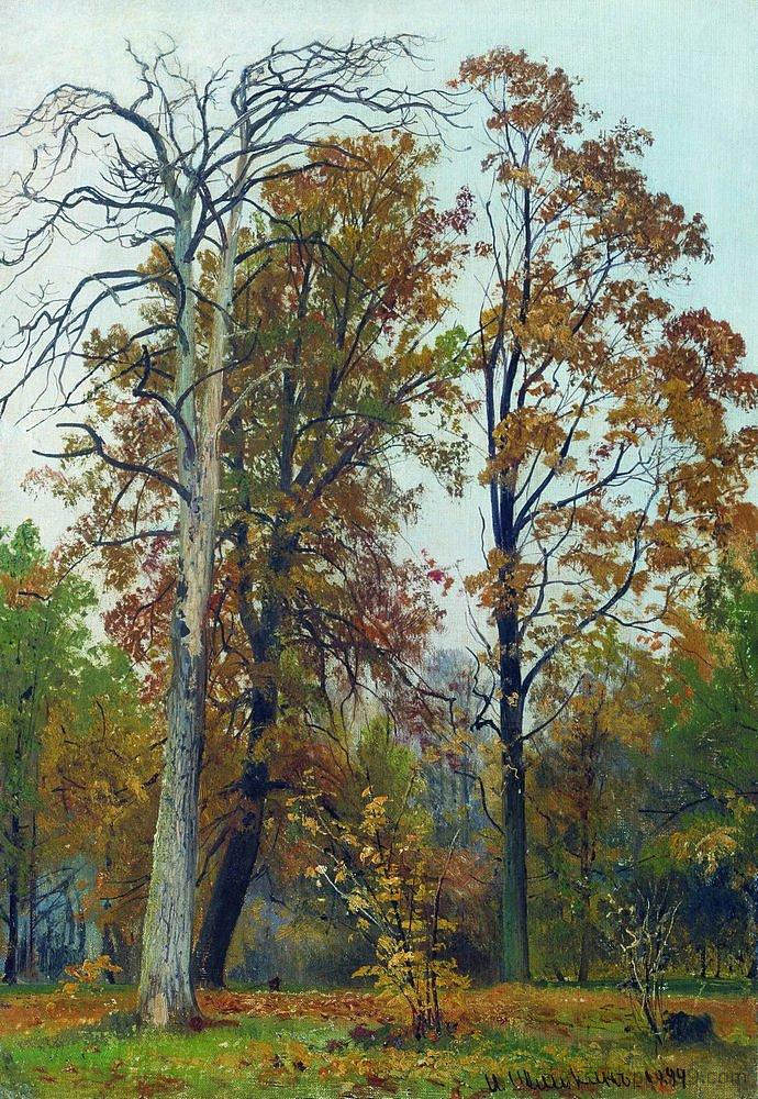 秋天 Autumn (1894)，伊万·希什金