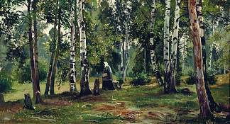 白桦树林 Birch Grove，伊万·希什金