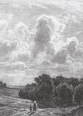 小树林上的云彩 Clouds over the grove (1878)，伊万·希什金