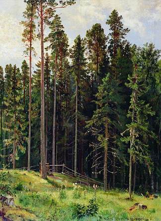 森林 Forest (1892)，伊万·希什金