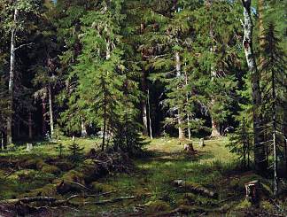 森林 Forest，伊万·希什金