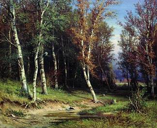 暴风雨前的森林 Forest before the storm (1872)，伊万·希什金