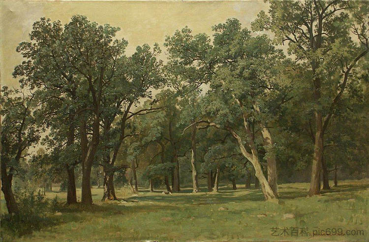 森林格莱德 Forest Glade (1889)，伊万·希什金