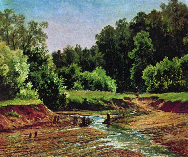 森林景观 Forest Landscape (1872),伊万·希什金