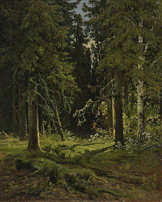森林景观 Forest Landscape (1878)，伊万·希什金