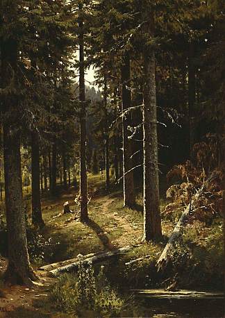 森林景观 Forest Landscape (1889 – 1890)，伊万·希什金