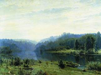 朦胧的早晨 Misty Morning (1885)，伊万·希什金