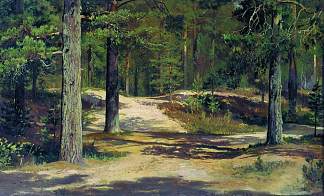 松林 Pine forest (1889)，伊万·希什金