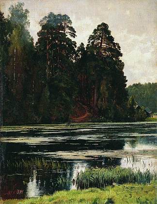 池塘 Pond (1881)，伊万·希什金