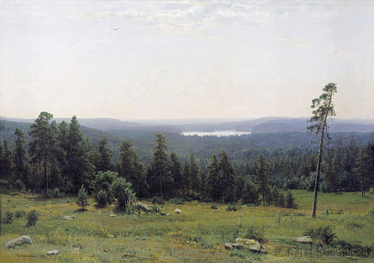 森林地平线 The Forest Horizons (1884)，伊万·希什金