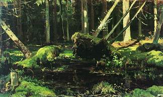 风倒下的树木 Wind Fallen Trees (1886 – 1887)，伊万·希什金