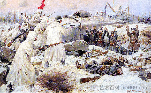 1940年芬兰人投降（俄芬战争） The Surrender of the Finns in 1940 (Russian-Finnish War) (1940; Russian Federation  )，伊凡·弗拉基米洛夫