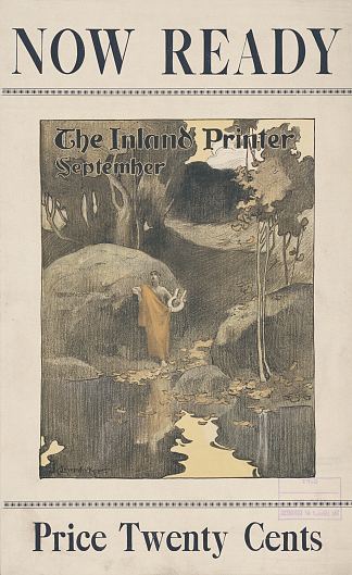 1896 年 9 月号《内陆印刷商》杂志的海报 Poster for the September 1896 Issue of the Inland Printer Magazine (1896)，莱恩德克尔