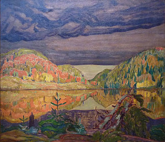 十月淋浴闪光 October Shower Gleam (1922)，J·E·H·麦克唐纳德