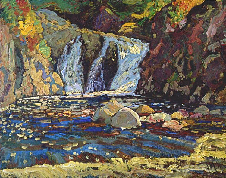 小瀑布素描 The Little Falls Sketch (1918)，J·E·H·麦克唐纳德