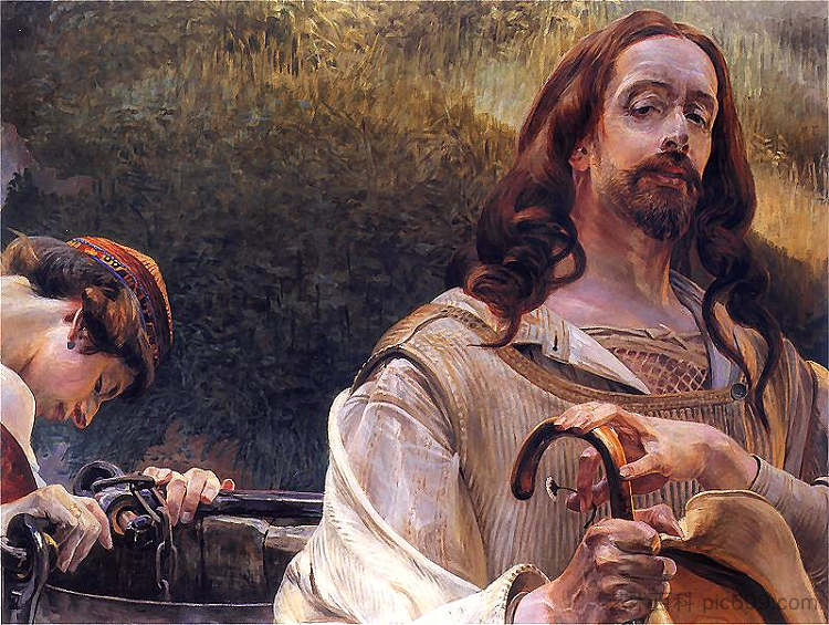 基督和撒玛利亚妇人 Christ and the Samaritan Woman，杰西克马尔塞夫斯基