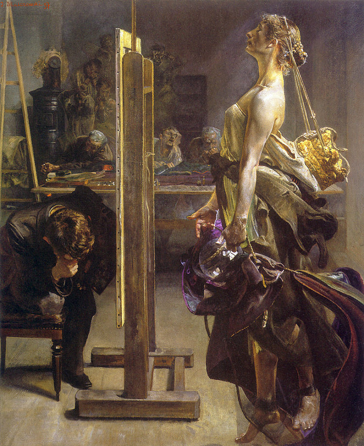 画家的灵感 Painter's Inspiration (1897)，杰西克马尔塞夫斯基