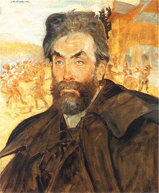 斯坦尼斯瓦夫·维特凯维奇的肖像 Portrait of Stanisław Witkiewicz (c.1897)，杰西克马尔塞夫斯基