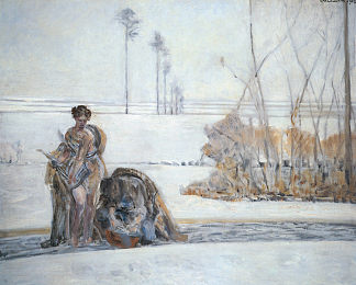 冬季景观 Winter Landscape，杰西克马尔塞夫斯基