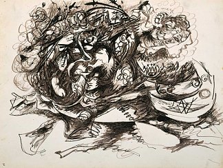 无题（奥康纳-解冻771） Untitled (O’Connor-Thaw 771) (c.1946 – c.1947)，杰克逊·波洛克