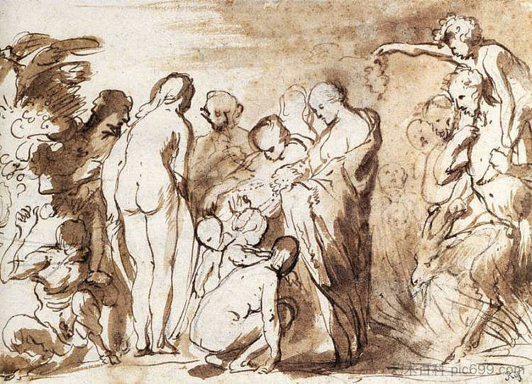 生育的寓言 Allegory of Fertility,雅各布布·乔登斯
