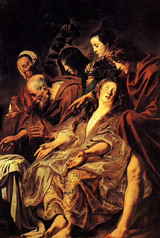 坟墓前的门徒 The disciples at the tomb (1625)，雅各布布·乔登斯