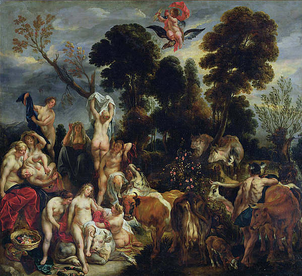 欧罗巴的绑架 The Abduction of Europa (1643),雅各布布·乔登斯