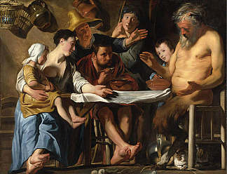 色狼和农民家庭 The Satyr and the Peasant Family，雅各布布·乔登斯