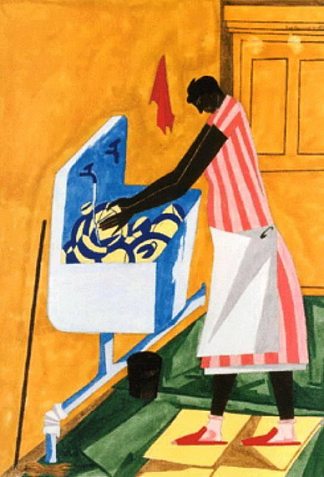家务 Home Chores (1945)，雅各布布·劳伦斯