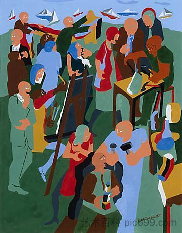 太平洋西北工艺品博览会 Pacific Northwest Arts and Crafts Fair (1981),雅各布布·劳伦斯