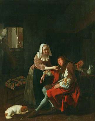 沉睡的骑士 Le Cavalier Endormi (1668)，雅各布布·奥切特瓦尔特