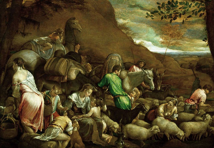 雅各布之旅 The Journey of Jacob (c.1561),雅格布·巴萨诺
