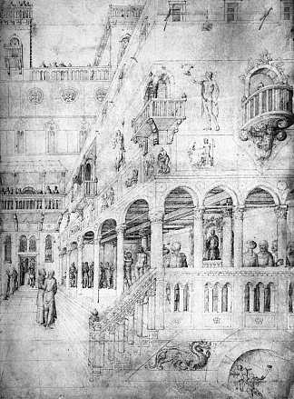 鞭打 Flagellation (1450)，雅各布布·贝利尼