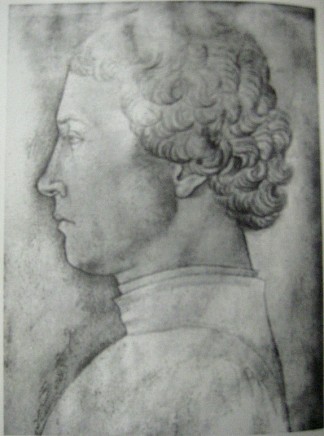 一个男人的简介 Profile of a man (c.1448)，雅各布布·贝利尼