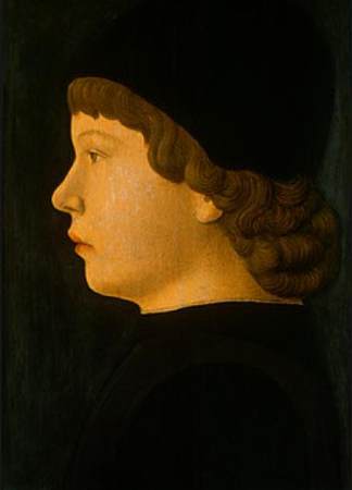 一个男孩的个人资料肖像 Profile Portrait of a Boy (1470)，雅各布布·贝利尼