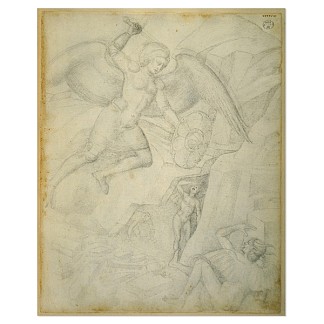 圣米迦勒打败撒旦 St Michael Defeating Satan，雅各布布·贝利尼