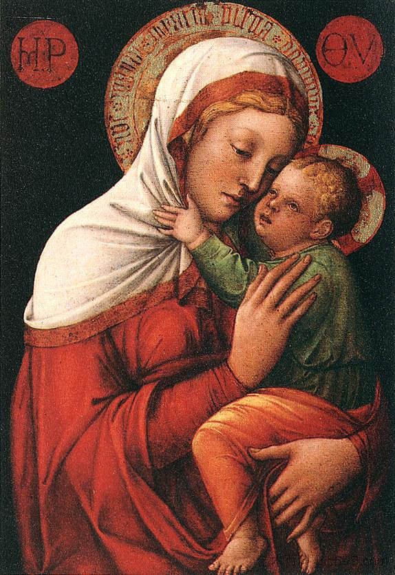 处女与圣婴 Virgin and Child (1465),雅各布布·贝利尼