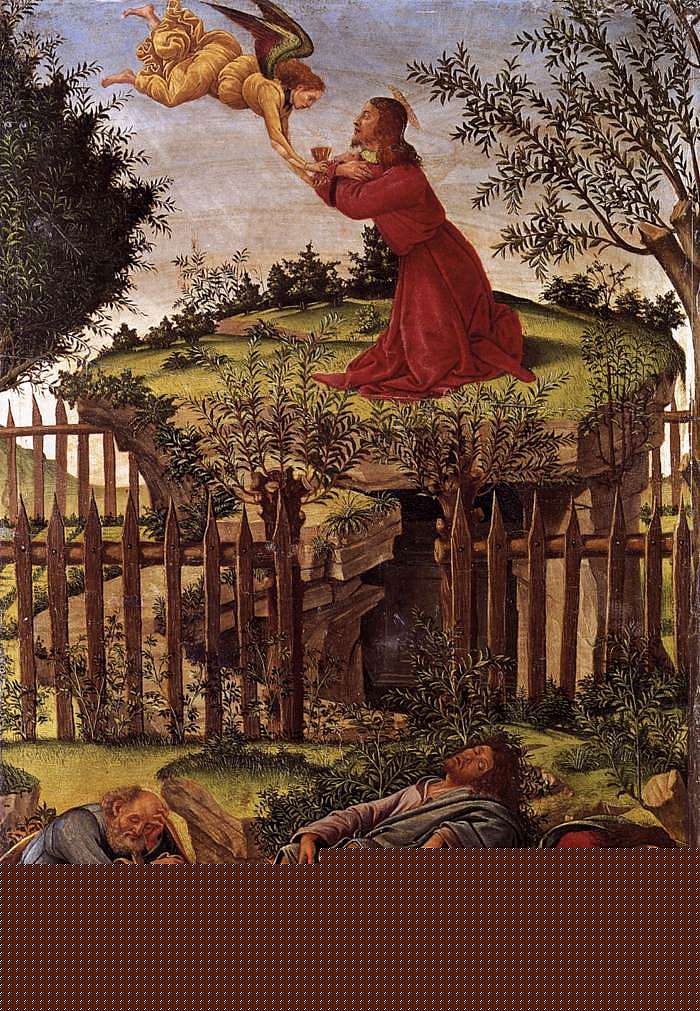 花园里的痛苦 The Agony in the Garden (c.1523 - c.1525; Florence,Italy  )，雅各布布·达·蓬托尔莫