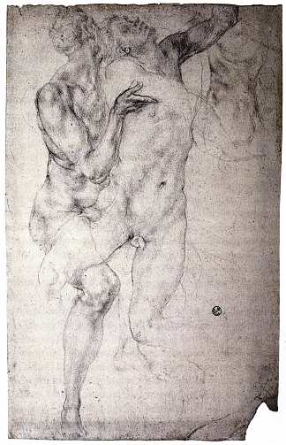 两个裸体 Two nudes (c.1525; Italy                     )，雅各布布·达·蓬托尔莫