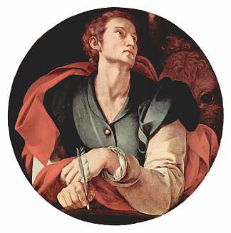 四位福音传道者：圣路加 Four Evangelists: Saint Luke (1526; Italy                     )，雅各布布·达·蓬托尔莫