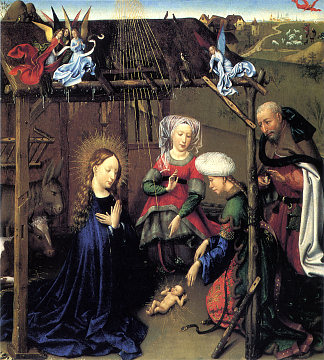 诞生 Nativity (c.1435)，雅克·戴斯