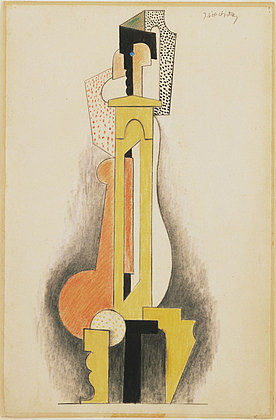坐着的裸体 Seated Nude (1915)，雅克·利普希茨
