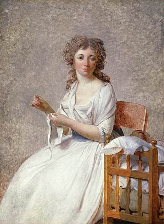 德帕斯托雷夫人和她的儿子 Madame De Pastoret and Her Son，雅克·路易·大卫